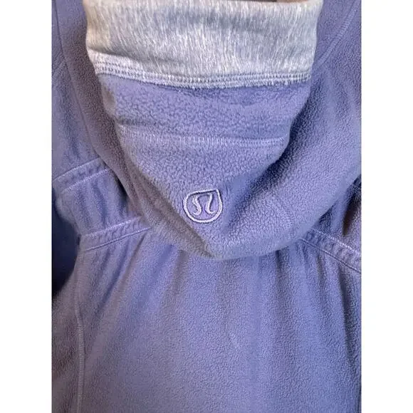 Lululemon Womens Apres Run Lightweight Persian Purple Pullover Hoodie - Size 8 - Picture 7 of 10